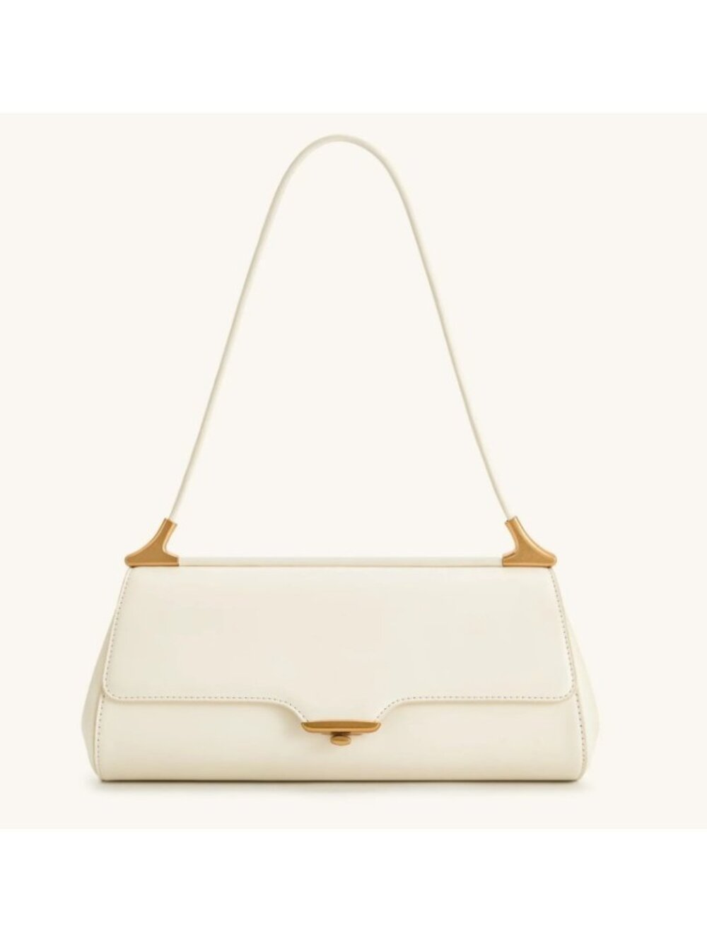 JW Pei Eloise vegan leather women's small shoulder bag - IVORY (Defective)